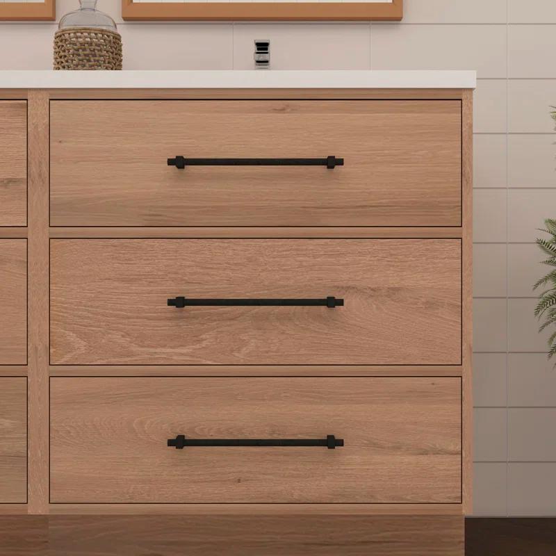 MEBO Victoria 58.9'' Double Bathroom Vanity with Acrylic Top