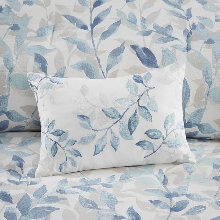 Madison Park Essentials Sofia Microfiber Reversible Comforter Set with Bed Sheets