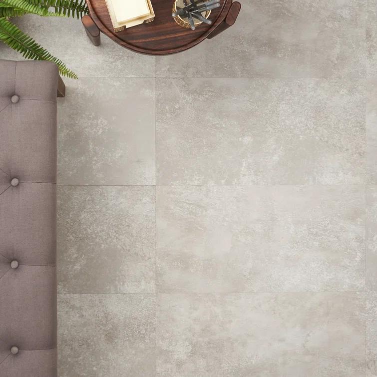 Bond Tile Revive 12mil Metalcrete 12.4" x 24.4" Waterproof Glue Down Luxury Vinyl Tile (36 Sq. Ft. / Case)