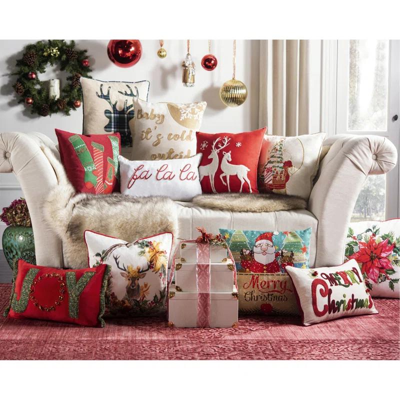 Safavieh Blitz Appliqued Reversible Throw Pillow
