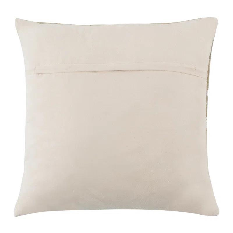 Safavieh Geometric Cowhide Reversible Throw Pillow