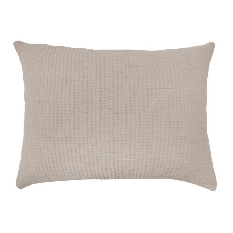 Vancouver Cotton Sham by Pom Pom at Home - Natural / King