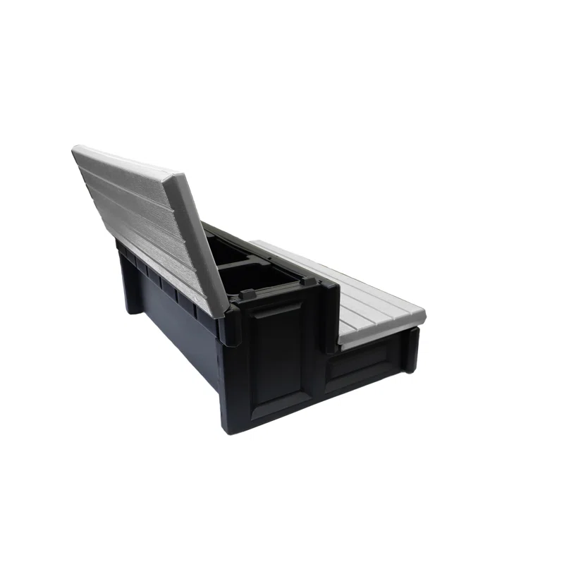 Confer Plastics Confer Plastics 36" Storage Spa Steps Espresso