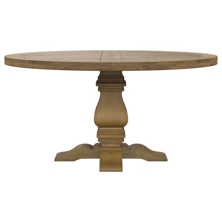 Ophelia & Co. Morriston Round 60-inch Wood Dining Table Rustic Honey