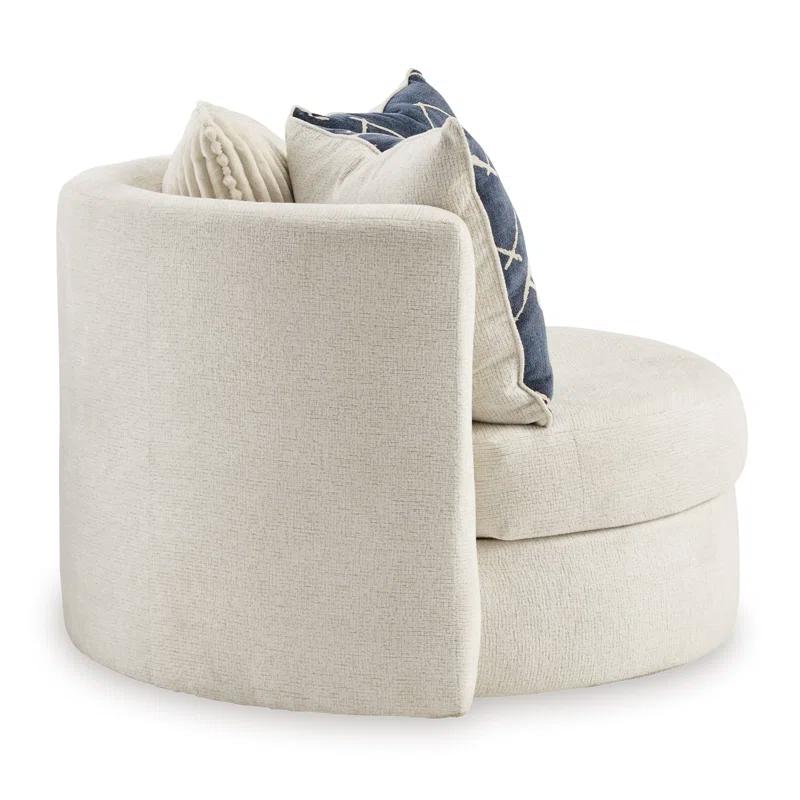 Ebern Designs Wydmondham Upholstered Swivel Accent Chair