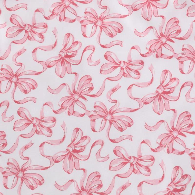 Betsey Johnson Betsey Johnson Ballet Bows Pink Reversible Duvet Cover Set