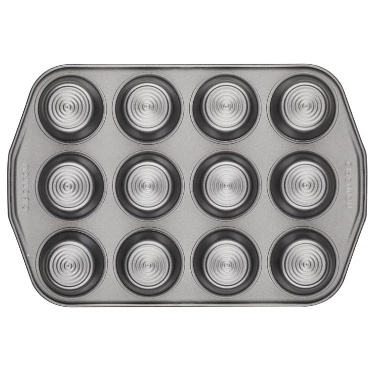 Circulon Bakeware Nonstick Muffin Pan / Cupcake Pan, 12-Cup, Gray & Reviews | Wayfair