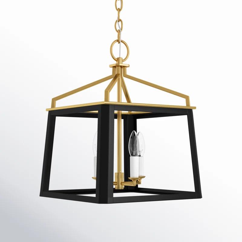 Birch Lane™ 4 - Light Dimmable Lantern Geometric Chandelier