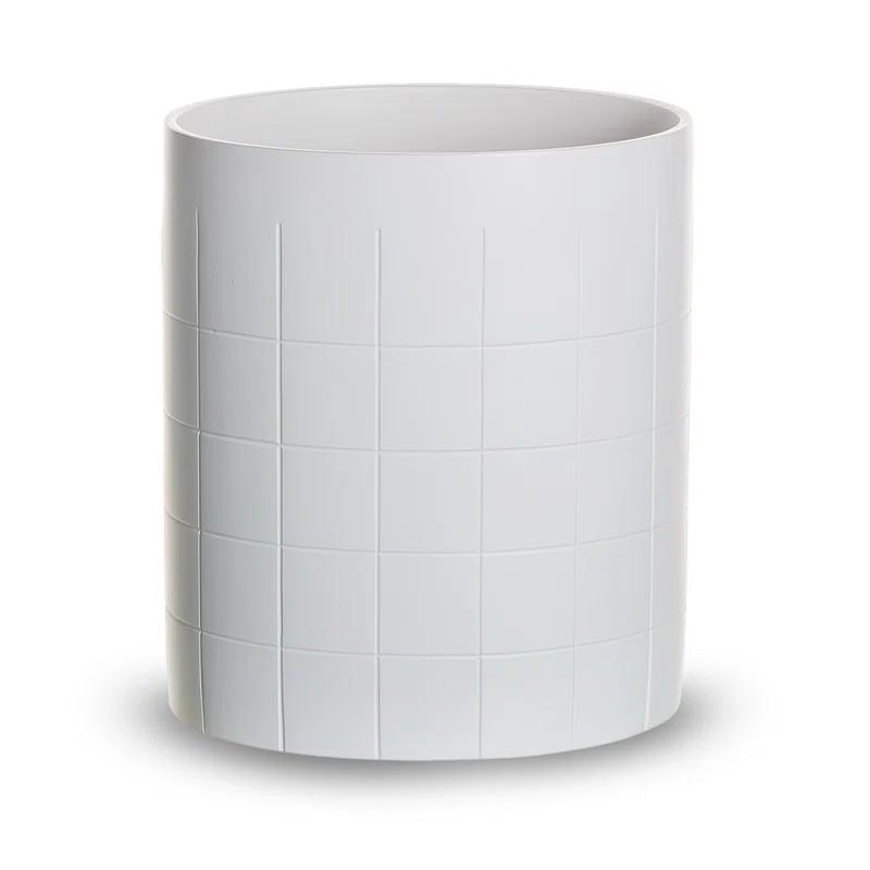 Creative Scents Ceramic / Porcelain Open Waste Basket - 1 Gallons