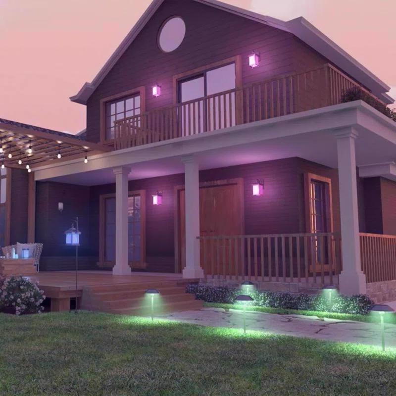 FeitElectric Feit OneSync Bronze Solar Powered/Remote LED Spotlight 2 pk