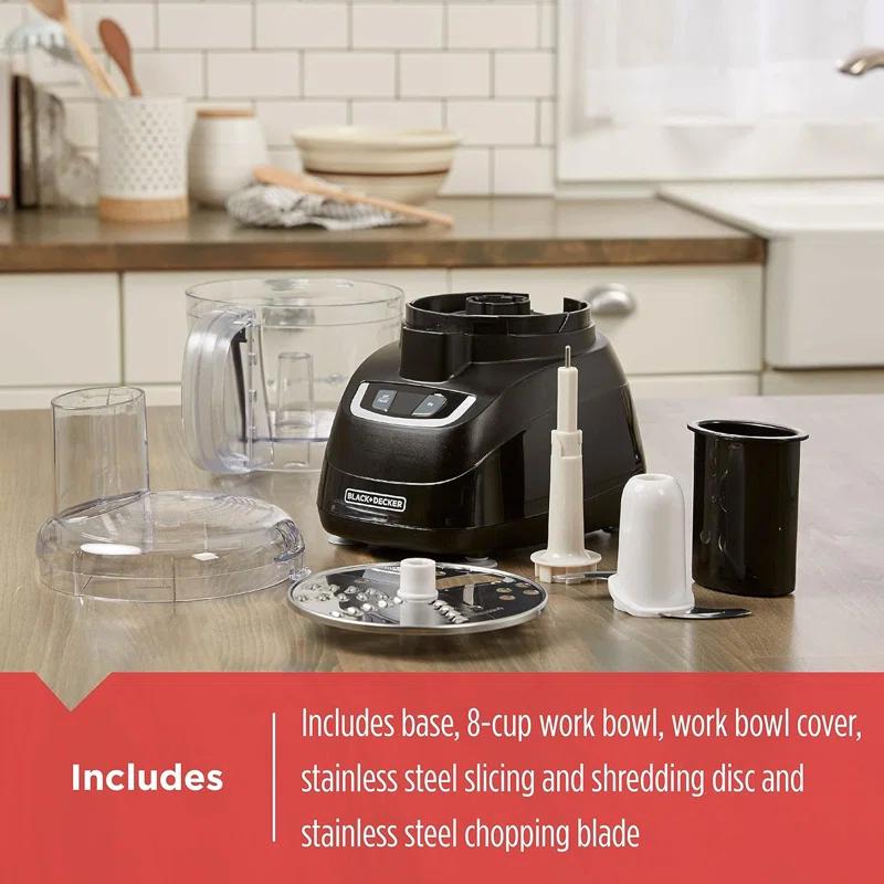 BLACK+DECKER BLACK+DECKER 8-Cup Food Processor