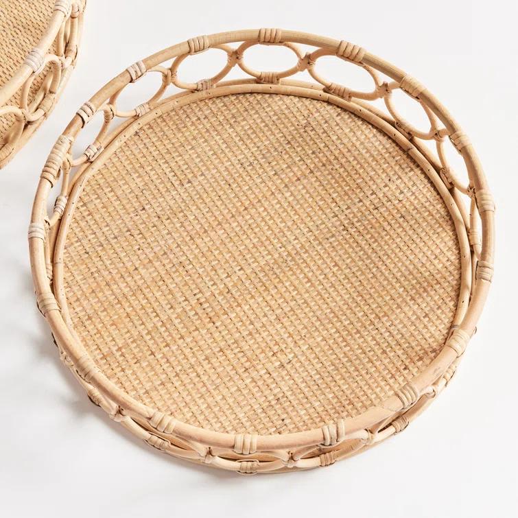 Jalisa Modern Rattan Tray 2