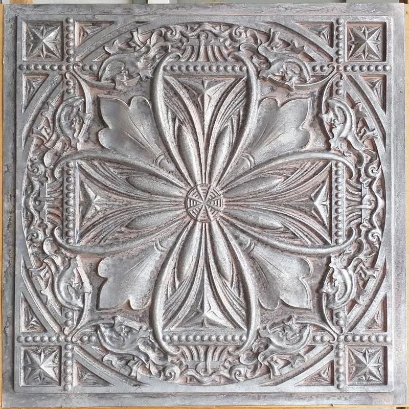 Milan 24'' L x 24'' W Textured PVC Drop-In & Glue Up Ceiling Tile Ceiling Tile (Set of 25)