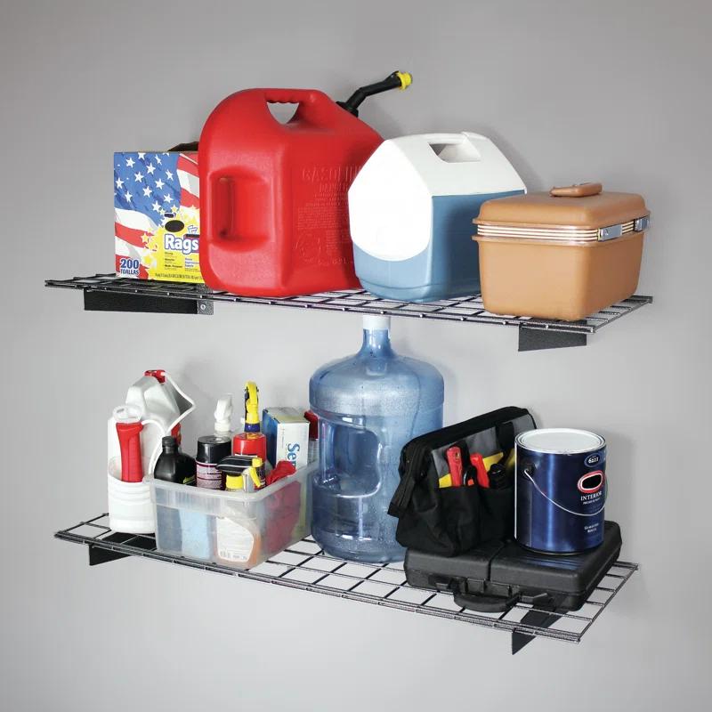 Hyloft HyLoft Steel Wall Garage Storage Shelves, Pack of 2-Shelves (Set of 2)