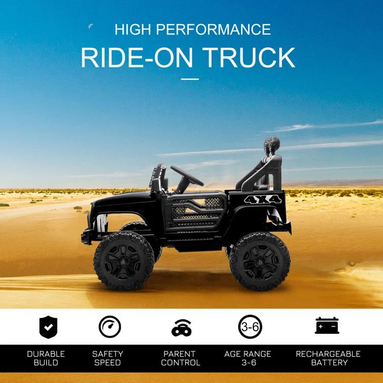 Aosom Aosom 12 Volt 1 Seater All-Terrain Vehicles Battery Powered Ride On with Remote Control