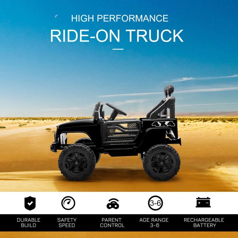 Aosom Aosom 12 Volt 1 Seater All-Terrain Vehicles Battery Powered Ride On with Remote Control