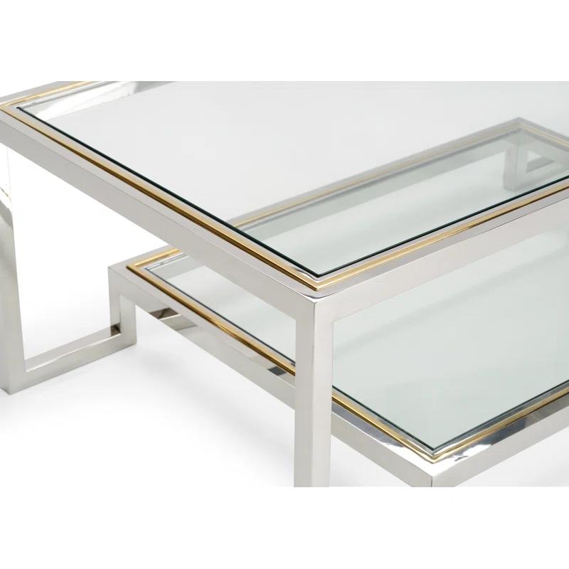 Chelsea House Glass Top Coffee Table