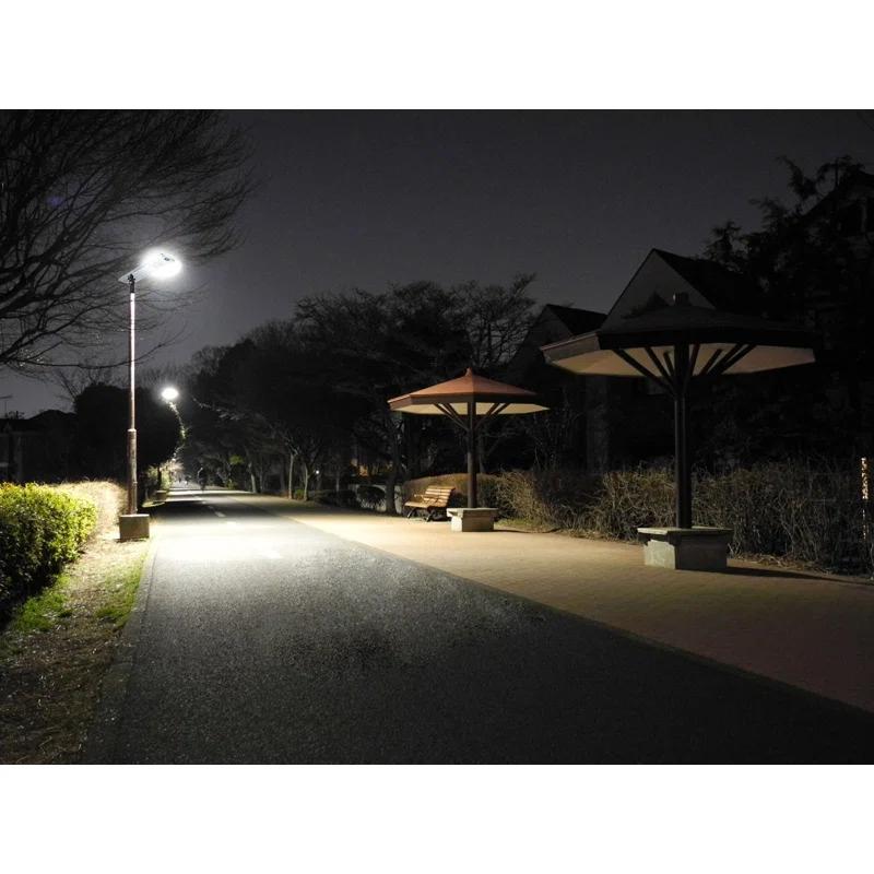 eLEDing ELEDing Outdoor LED Motion Sensor Street Light with Solar Panels