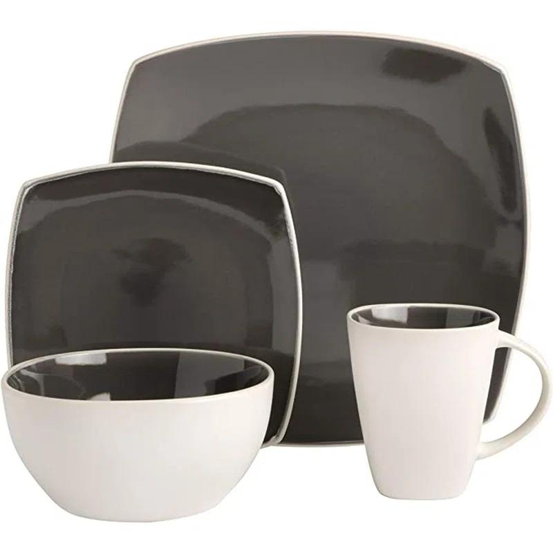 Ivy Bronx  Stoneware Dinnerware - Service for 4