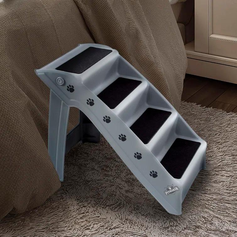 Petmaker Petmaker Pet Stairs PETMAKER 4-Step Foldable Dog Stairs