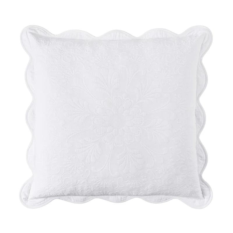Historic Charleston Historic Charleston Charleston Estate Sham, Scalloped Pillow Cover, Single
