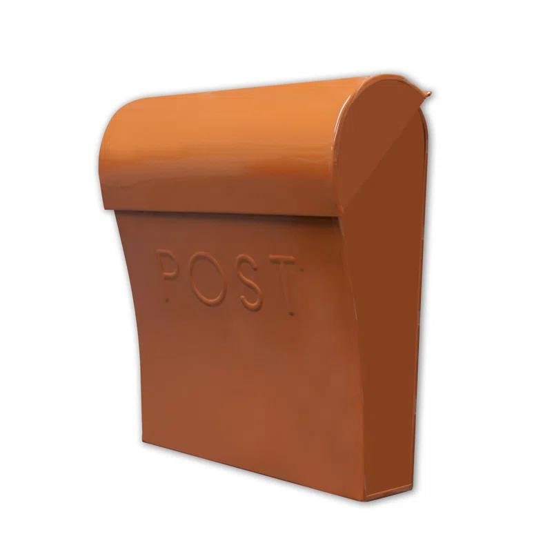NACH Vicki Euro Farmhouse Max Water and Rust Protection Post Wall Mounted Mailbox