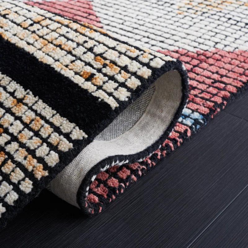 Foundry Select Brehea Hand Tufted Geometric Indoor/Outdoor Rug