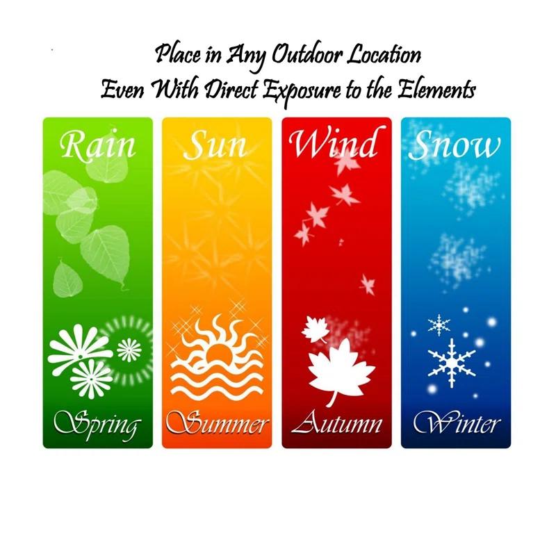 West of the Wind Outdoor Canvas Art All-Weather Canvas Animals Wall Decor