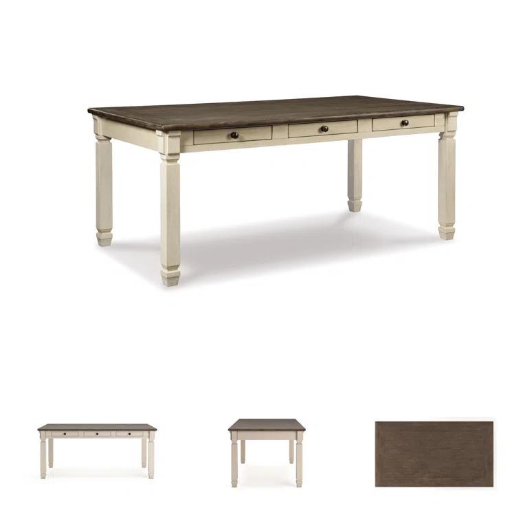 Rosalind Wheeler Chailey Solid Wood Base Dining Table