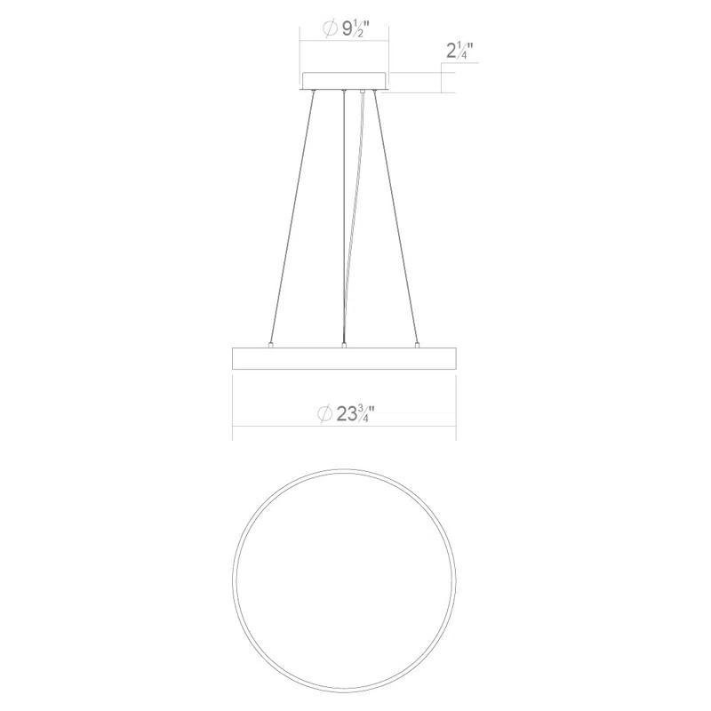 SONNEMAN Pi Round LED Pendant