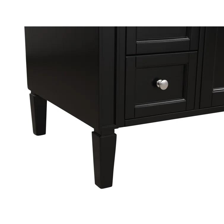 Rivers 40" Free-Standing Single Bathroom Vanity Set with Marble Vanity Top