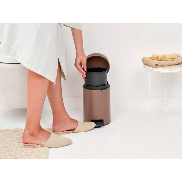 Brabantia NewIcon Step On Trash Can, 0.8 Gallon (3 Liter)