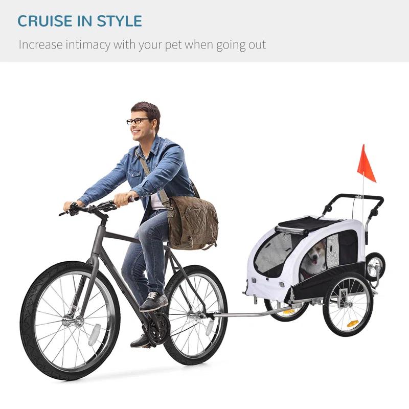 Aosom Foldable Pet Jogger Stroller