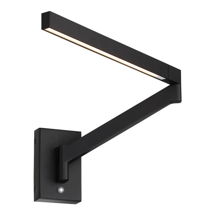 Joziah Single Light Aluminum Dimmable LED Swing Arm Sconce