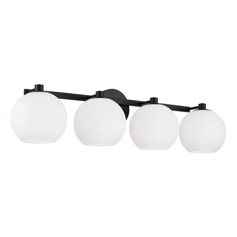 Ansley 4 Light Frosted Dimmable Vanity Light