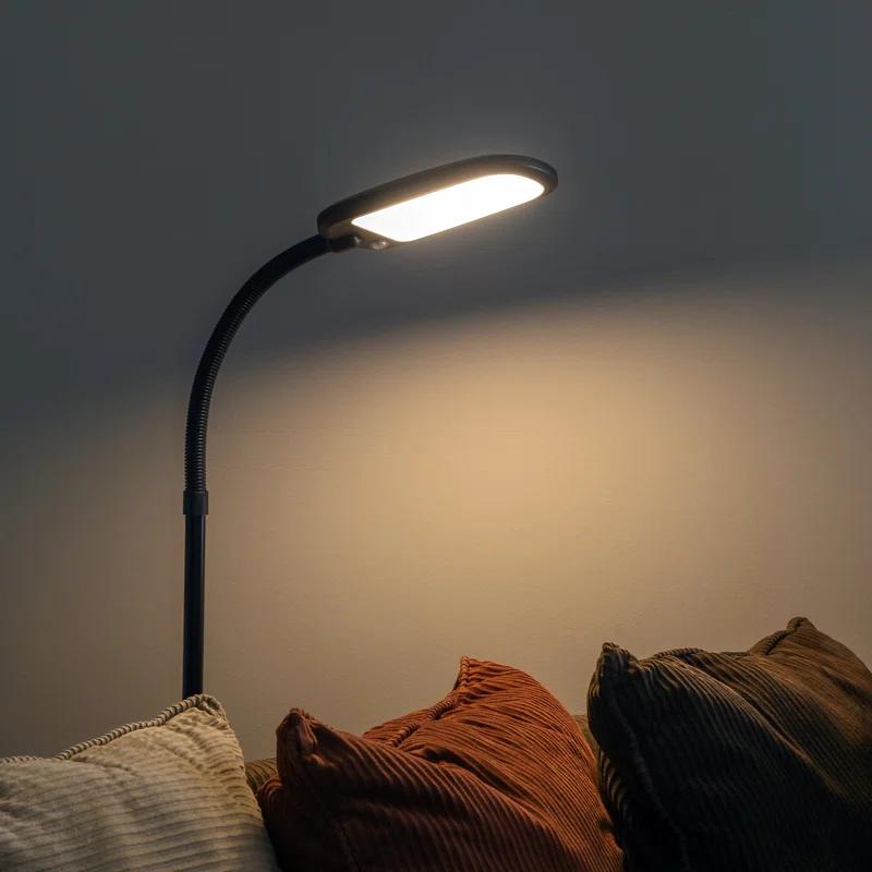 Brightech Litespan Slim 55 in. Industrial Dimmable LED Directional Task Floor Lamp