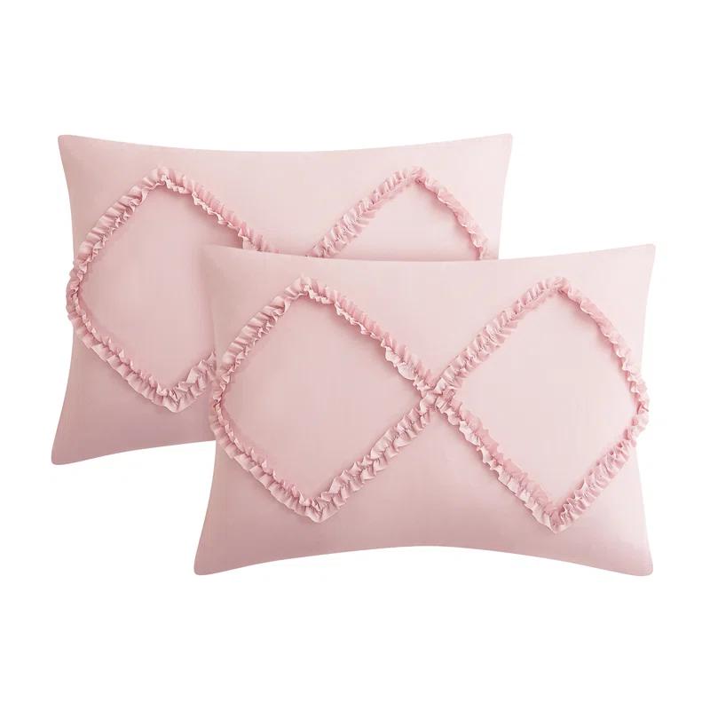 Juicy Couture Juicy Couture Diamond Ruffle Reversible Comforter & Shams Bedding Sets