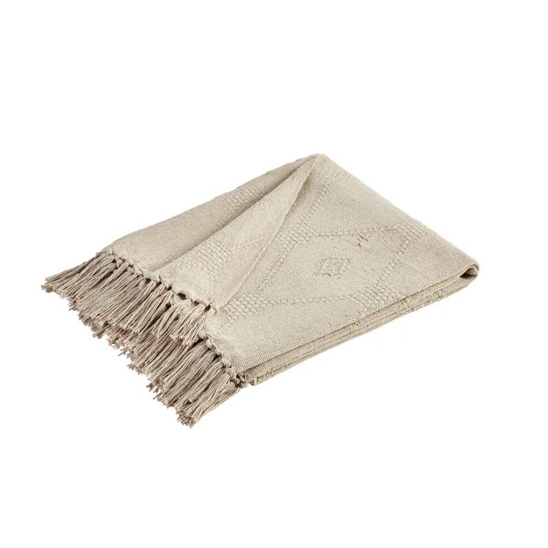 Amrapur Overseas Inc. Plain Weave / Muslin Throw Blanket