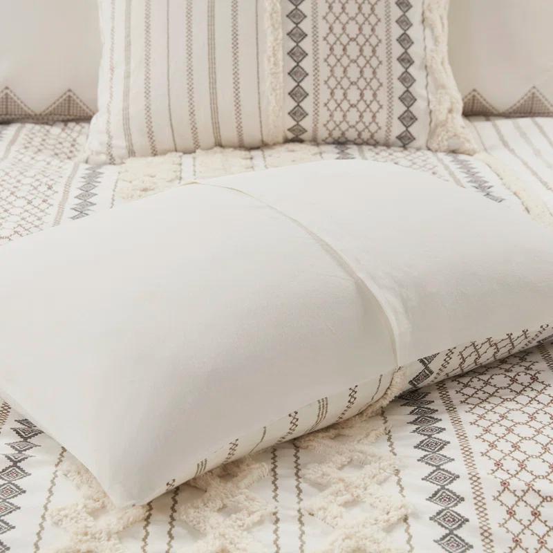INK+IVY Imani Cotton Printed Duvet Cover Set