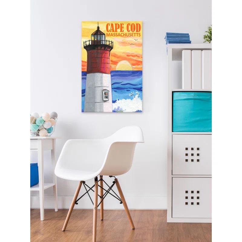 Marmont Hill " Cape Cod Lighthouse " Painting Print