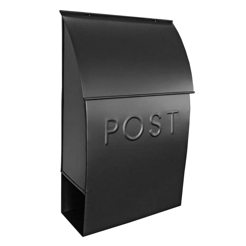 NACH Milano Pointed Post Wall Mounted Mailbox