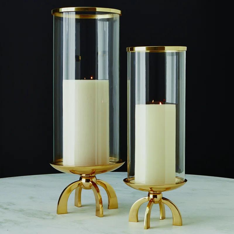 Global Views Quad Base Hurricane-Brass