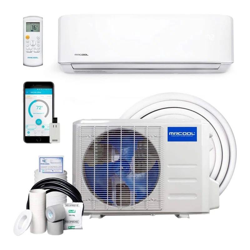MrCool MRCOOL Advantage 12,000 BTU Ductless Inverter Wall Mount Heat Pump System, White