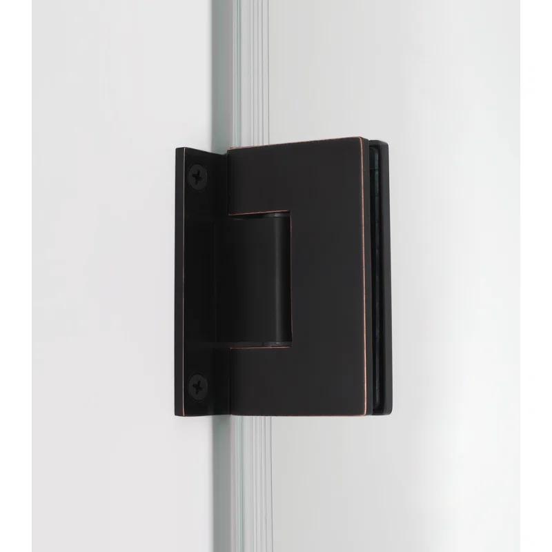 Bromley Semi-frameless Rectangle Hinged Shower Enclosure
