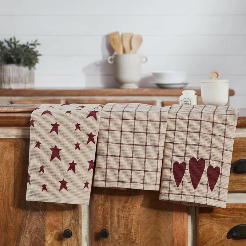 Foundry Select Laga Plaid Tea Towel Kitchen Towel (Set of 3)