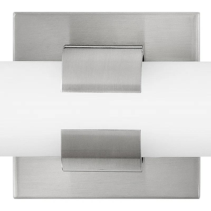 Hinkley Aiden Integrated LED Bath Vanity Bar w/ Etched White Glass