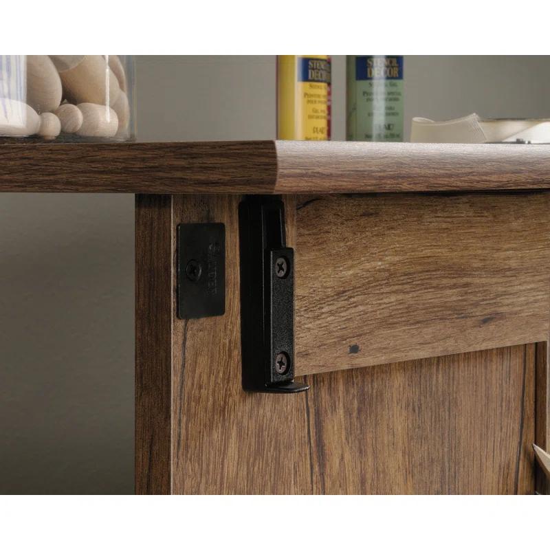 Sauder 40.079'' x 19.449'' Sewing Table with Wheels