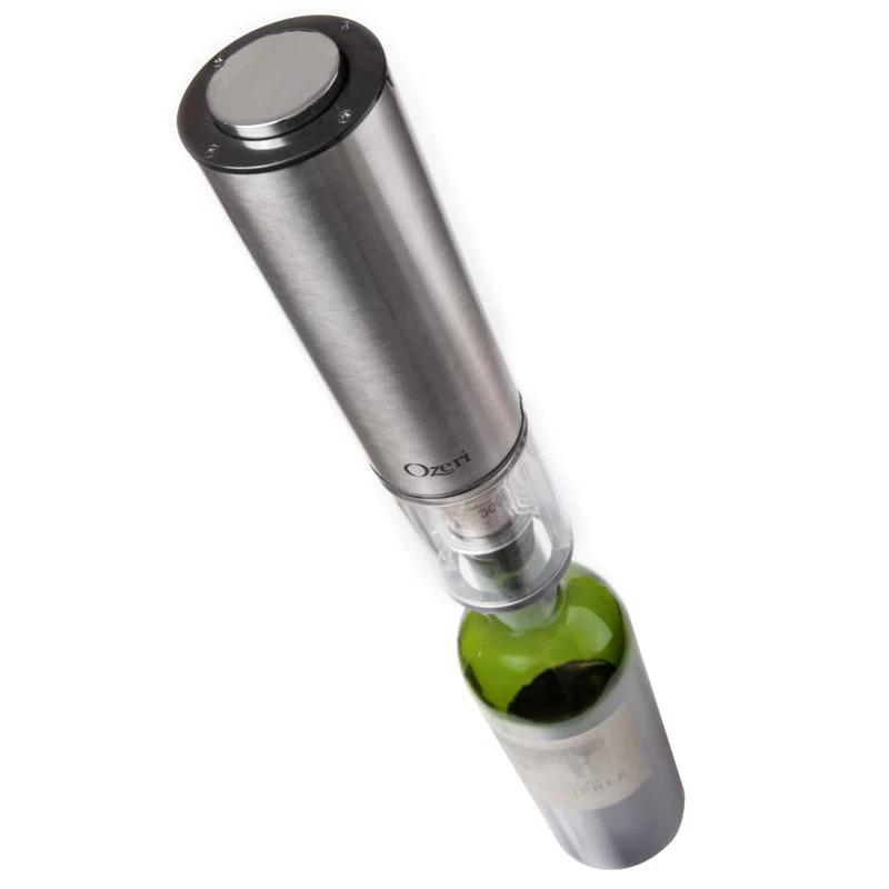 Ozeri Ozeri Extravo Electric Wine Opener in Stainless Steel with Auto Activation