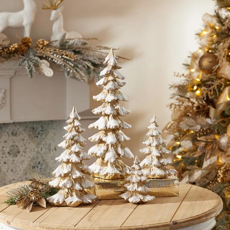 4 Piece Tabletop Tree Set
