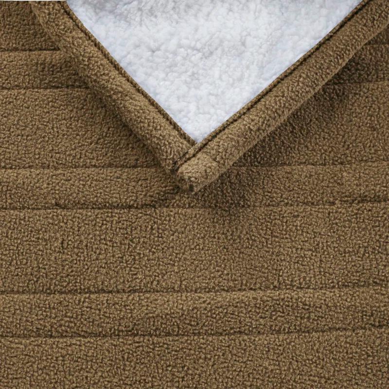 Serta Serta Fleece to Sherpa Heated Throw
